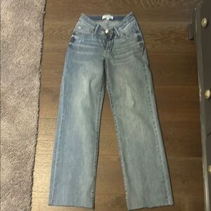 Judy Blue Light Wash Straight Leg Jeans size 1/25 Inseam 32”